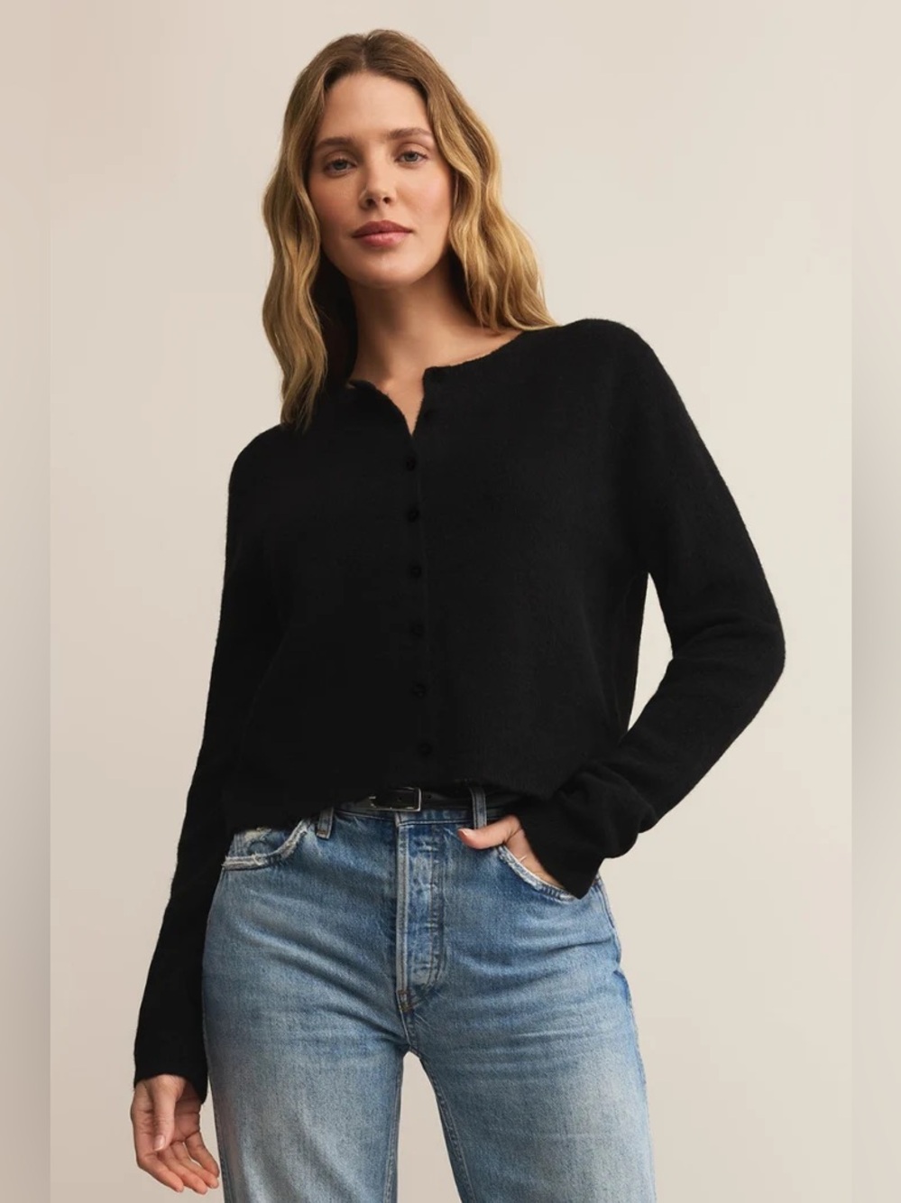 🆕 Z Supply Black Medina Cozy Cardigan NWT SZ SM